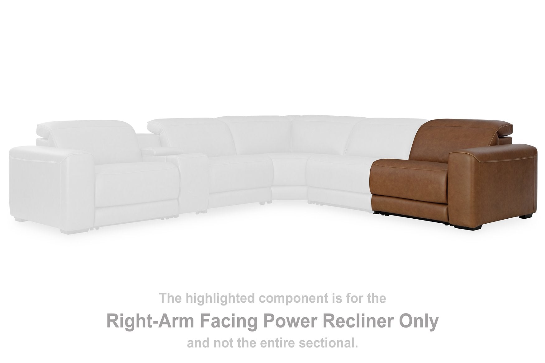 Magic Man 5-Piece Power Reclining Sectional - Joseph's Furniture (East Orange, NJ)