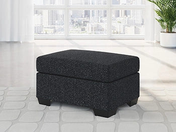 Jasmine Peaks Ottoman