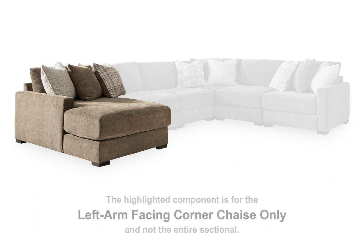 Camellia-Court Sectional with Chaise