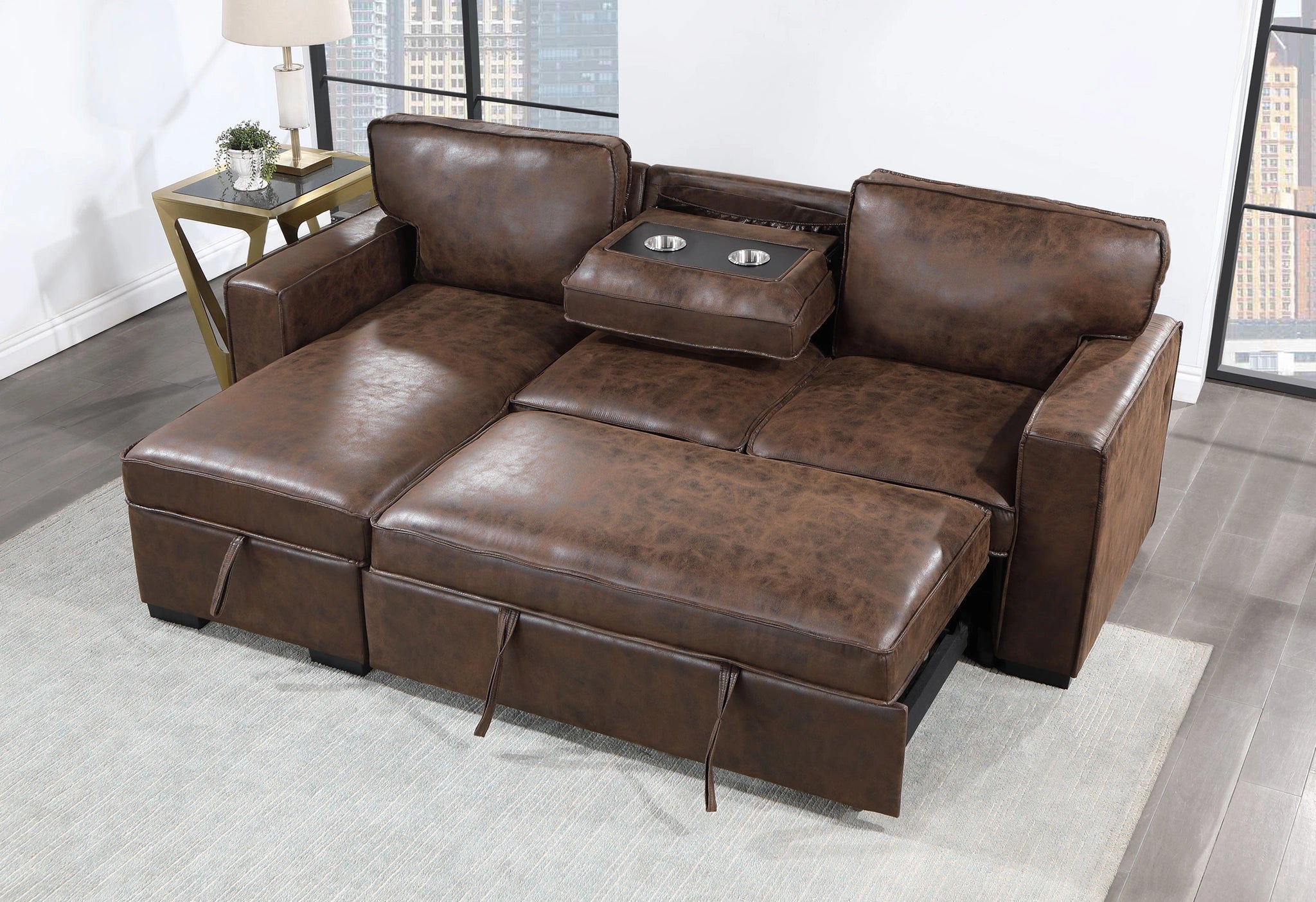 U0203 Reversible Pull Out Sofa Bed