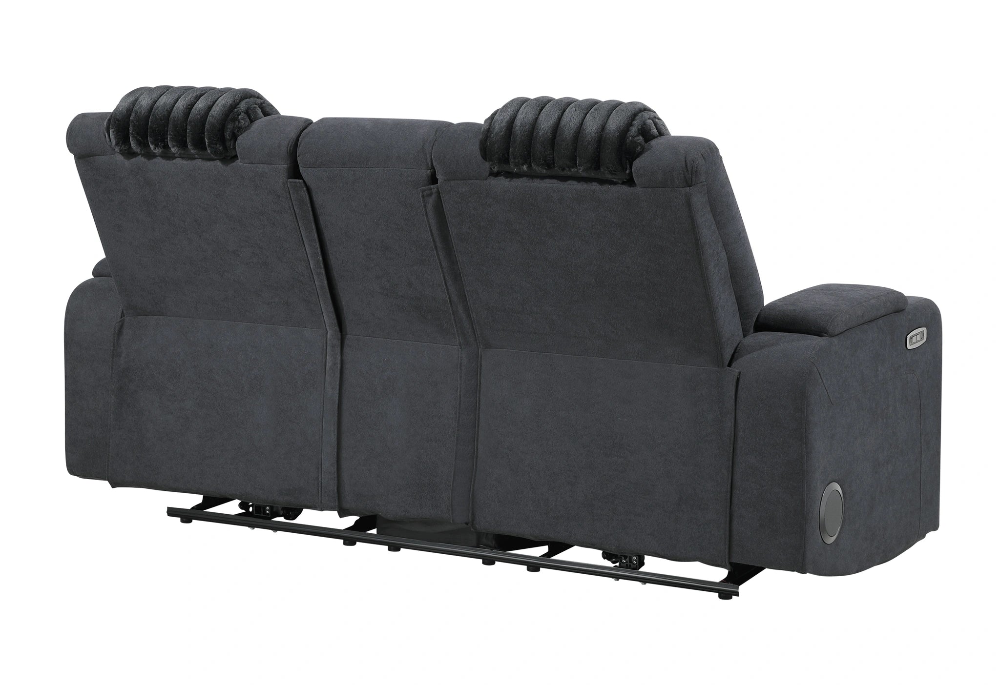 U8000 Pwr Console Rec Loveseat with PHR, LED and Speaker