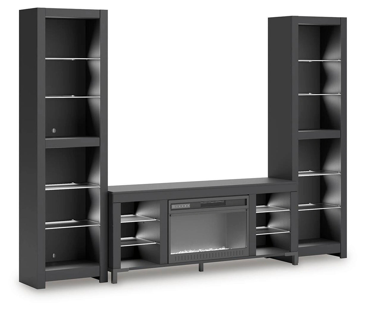 Cayberry Entertainment Center with Electric Fireplace