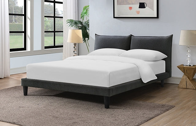 Verwood Bed Gray & Light Gray