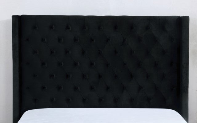Ryleigh Cal.King, Queen, E.King Bed Grey, Black, & Navy