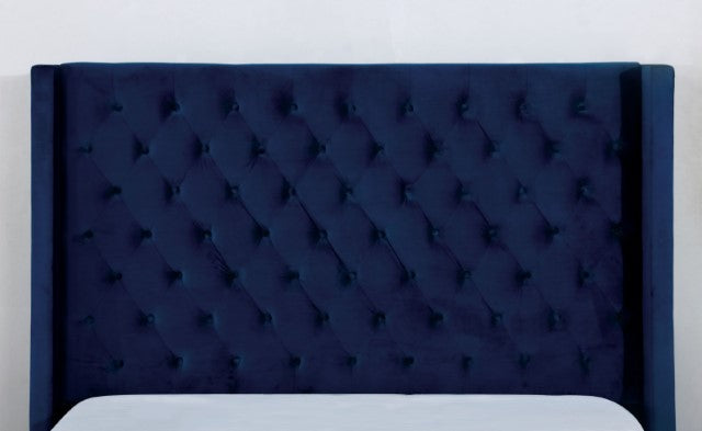 Ryleigh Cal.King, Queen, E.King Bed Grey, Black, & Navy