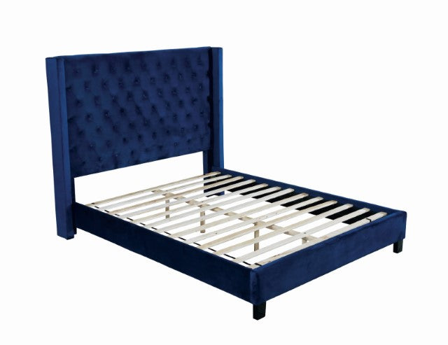 Ryleigh Cal.King, Queen, E.King Bed Grey, Black, & Navy
