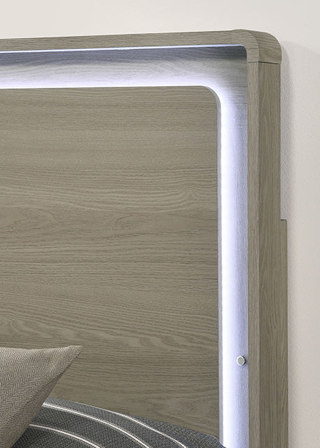 Rainier Queen Bedroom Set White & Grey