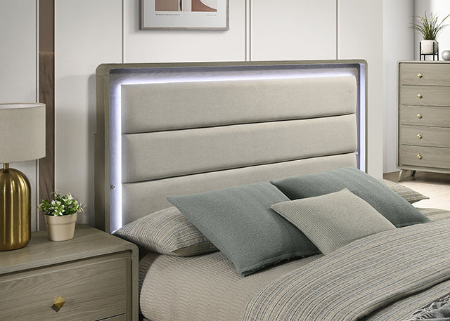Rainier Queen Bedroom Set White & Grey