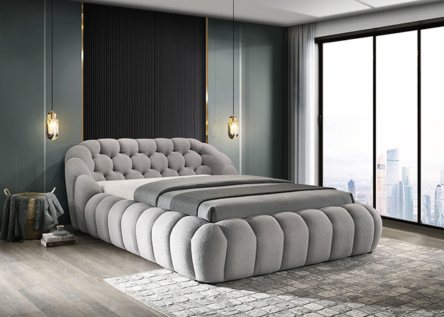Newquay Bed Black, White, & Gray